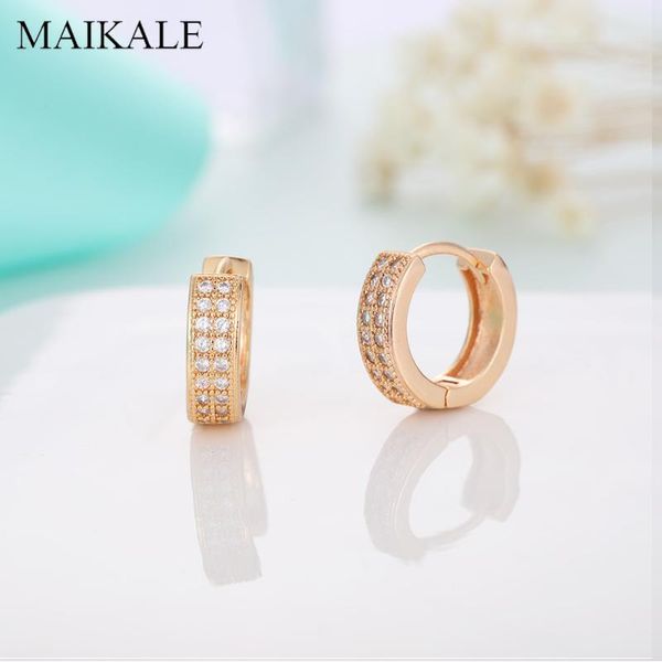 hoop & huggie maikale small round circle earrings for women 585 rose gold cubic zirconia earings anniversary wedding party jewelry gifts, Golden;silver
hoop & huggie maikale small round circle earrings for women 585 rose gold cubic zirconia earings anniversary wedding party jewelry gifts, Golden;silver