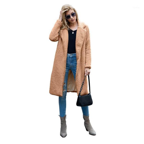 winter women warm coat wool blends long sleeve outerwear plush cardigans overcoats femme coats fashion streetwear1, Black
winter women warm coat wool blends long sleeve outerwear plush cardigans overcoats femme coats fashion streetwear1, Black