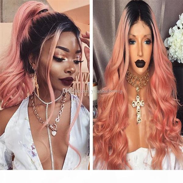celebrity ombre pink color loose wave 100 remy human hair black roots pink lace front wig ing, Black;brown
celebrity ombre pink color loose wave 100 remy human hair black roots pink lace front wig ing, Black;brown