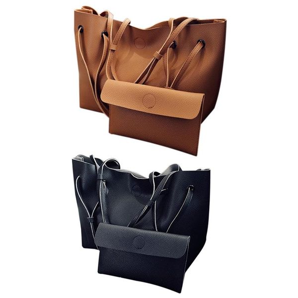 women pu leather shoulder messenger bag tote purse handbag crossbody satchel hot