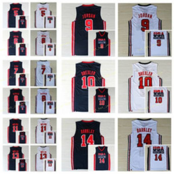 vintage 1992 dream team jersey larry 7 blrd patrick 6 ewing chris 13 mullin scottie 8 pippen clyde 10 drexler karl 11 malone 15 johnson, Black
vintage 1992 dream team jersey larry 7 blrd patrick 6 ewing chris 13 mullin scottie 8 pippen clyde 10 drexler karl 11 malone 15 johnson, Black