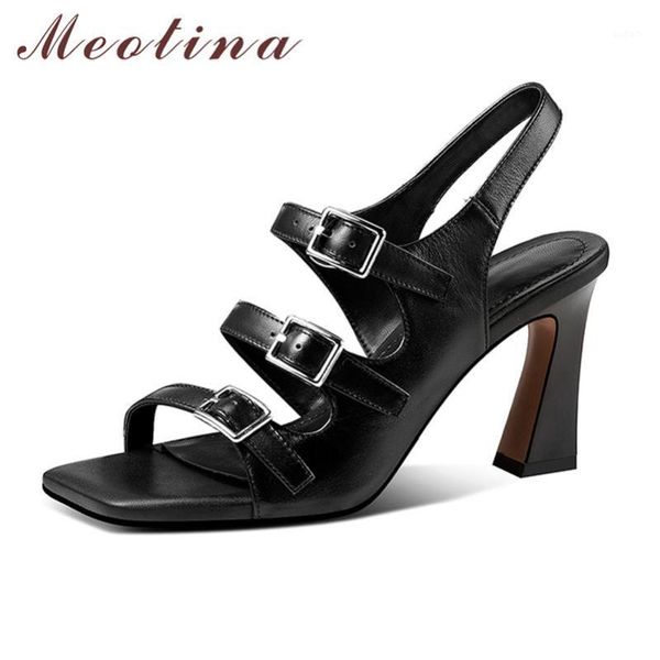 dress shoes meotina women buckle natural genuine leather sandals block high heel female square toe party ladies white1, Black
dress shoes meotina women buckle natural genuine leather sandals block high heel female square toe party ladies white1, Black