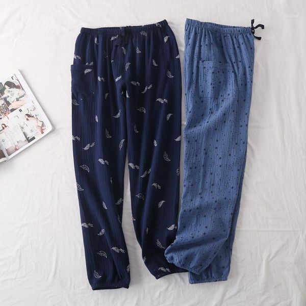 new autumn women 100% cotton double-layer wrinkle gauze pajama pants printing sleep bottoms lounge sleep wear lounge pants1, Black;red
new autumn women 100% cotton double-layer wrinkle gauze pajama pants printing sleep bottoms lounge sleep wear lounge pants1, Black;red