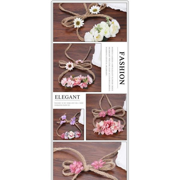 haimeikang wedding flower headband vine garland hemp rope headbands fairy wreath long hair accessories women bohemi qylkne
haimeikang wedding flower headband vine garland hemp rope headbands fairy wreath long hair accessories women bohemi qylkne