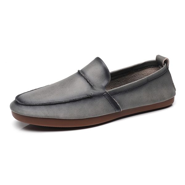 2022 man new fashion cowhide casual shoes hombre breathable comfy leather loafers moccasins male slip-on leisure driving shoes, Black
2022 man new fashion cowhide casual shoes hombre breathable comfy leather loafers moccasins male slip-on leisure driving shoes, Black