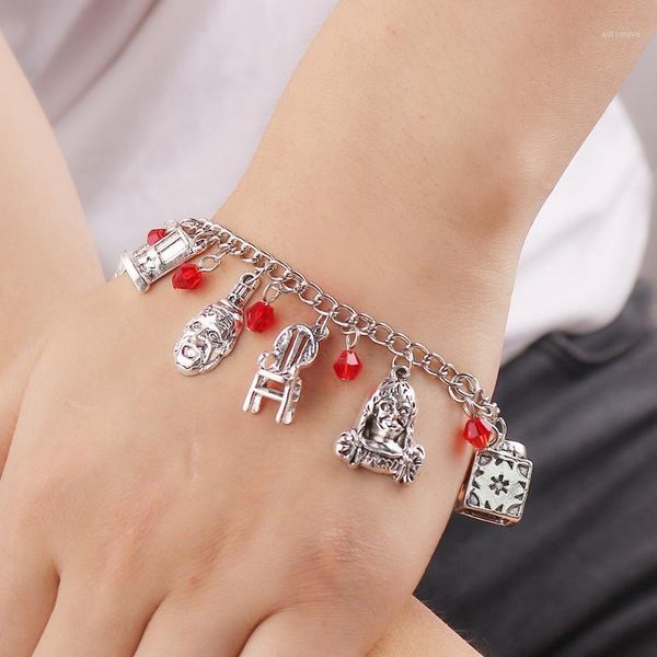 halloween horror bracelet charms friday the 13th penant red crystal bracelets bangle for women friday christmas accessories gift1, Black
halloween horror bracelet charms friday the 13th penant red crystal bracelets bangle for women friday christmas accessories gift1, Black