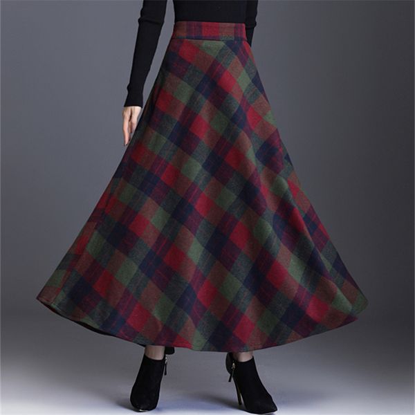 neophil woolen warm plus size 3xl plaid skirts winter women england style pockets midi pleated a line tartan skirts s9216 201110, Black
neophil woolen warm plus size 3xl plaid skirts winter women england style pockets midi pleated a line tartan skirts s9216 201110, Black