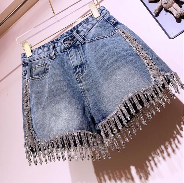 2021 summer rhinestone tassel high waist denim shorts women fashion diamond heavy industry jeans shorts female casual short mujer w1257, White;black
2021 summer rhinestone tassel high waist denim shorts women fashion diamond heavy industry jeans shorts female casual short mujer w1257, White;black