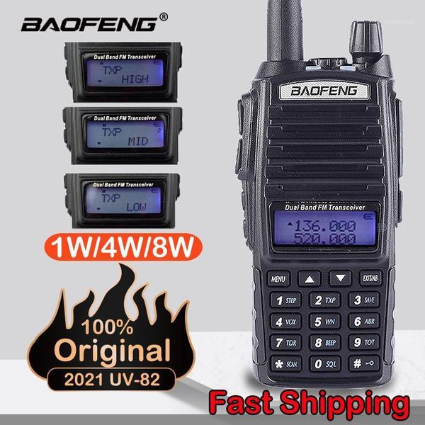 walkie talkie 2021 baofeng ture 8w uv-82 20km long range powerful portable cb vhf/uhf two way radio amador 8 watts of uv82 plus1
walkie talkie 2021 baofeng ture 8w uv-82 20km long range powerful portable cb vhf/uhf two way radio amador 8 watts of uv82 plus1