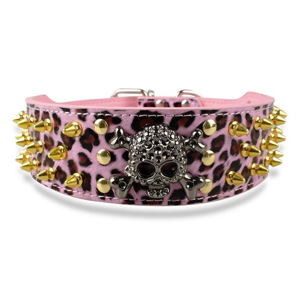 2 "wide spiked studded leather dog collar rivets with cool skull pet accessories for meduim large dogs pitb jllbjz bdebag
2 "wide spiked studded leather dog collar rivets with cool skull pet accessories for meduim large dogs pitb jllbjz bdebag
