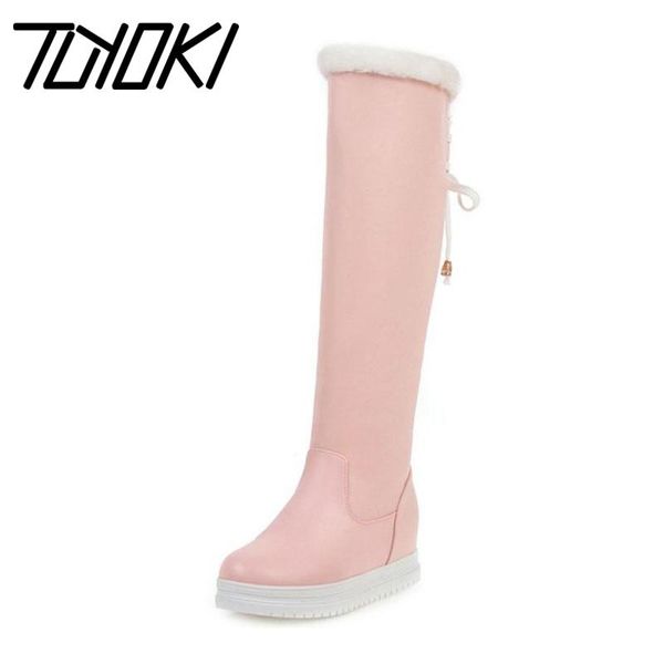 boots tuyoki women arrival plush fur knee high lace up winter keep warm fashion daily shoes footwear size 34-43, Black
boots tuyoki women arrival plush fur knee high lace up winter keep warm fashion daily shoes footwear size 34-43, Black