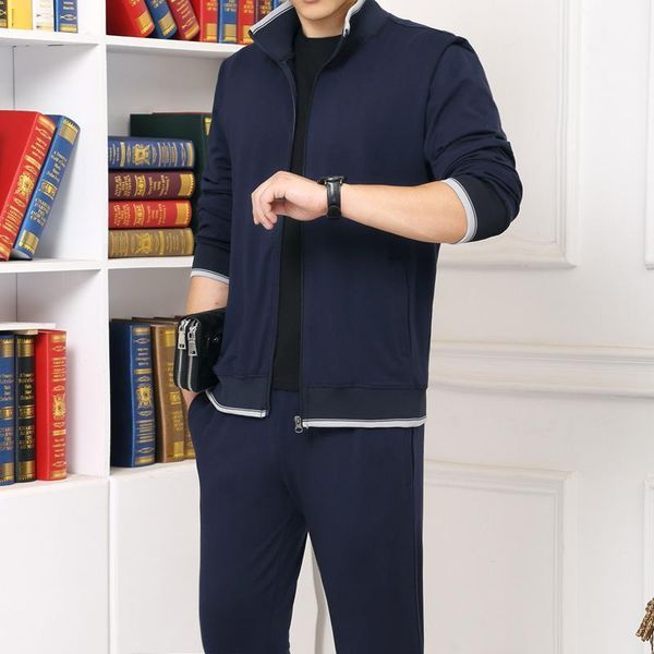 running sets 2021 fitness clothing men sportswear tracksuit outwear 2 piece sports jacket+pant jogging sweatsuit autumn h31, Black;blue
running sets 2021 fitness clothing men sportswear tracksuit outwear 2 piece sports jacket+pant jogging sweatsuit autumn h31, Black;blue