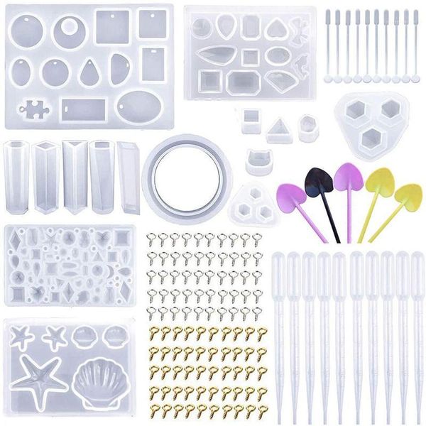 Resin , 16 Pieces of Resin Jewelry Silicone with Tool Set, Suitable for DIY Jewelry Crafts, Including Pendants, Bracele1
Resin , 16 Pieces of Resin Jewelry Silicone with Tool Set, Suitable for DIY Jewelry Crafts, Including Pendants, Bracele1