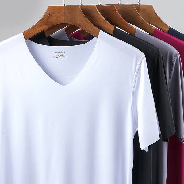 men's summer traceless ice silk short sleeve youth large t-shirt quick drying sports breathable thin bottomed shirt, White;black
men's summer traceless ice silk short sleeve youth large t-shirt quick drying sports breathable thin bottomed shirt, White;black