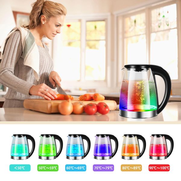 2200w 1.8l electric kettle glassteapot water kettle warm water tea coffee heating boiling kettles heating element electric perfections
2200w 1.8l electric kettle glassteapot water kettle warm water tea coffee heating boiling kettles heating element electric perfections