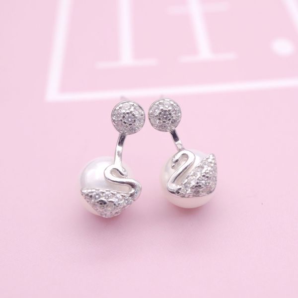 hengsheng s925 silver cross-border one product dropshipping swan korean style fashion simple pearl zircon ear studs womens earrings, Golden
hengsheng s925 silver cross-border one product dropshipping swan korean style fashion simple pearl zircon ear studs womens earrings, Golden