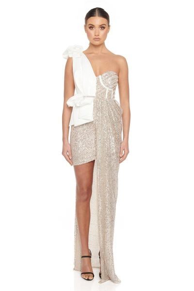 casual dresses dress 2021 white and beige sequined one shoulder maxi evening celebrity party wholesale, Black;gray
casual dresses dress 2021 white and beige sequined one shoulder maxi evening celebrity party wholesale, Black;gray