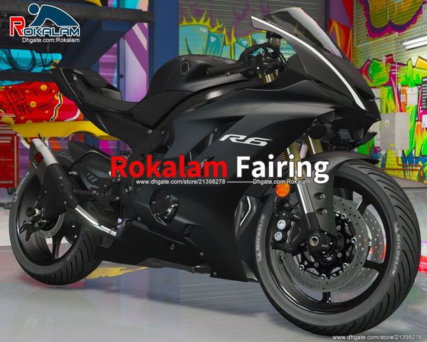 fairing kit for yzf r6 2017 2018 2019 2020 yzf-r6 17 18 19 20 matte black sportbike fairing kit abs parts (injection molding)
fairing kit for yzf r6 2017 2018 2019 2020 yzf-r6 17 18 19 20 matte black sportbike fairing kit abs parts (injection molding)