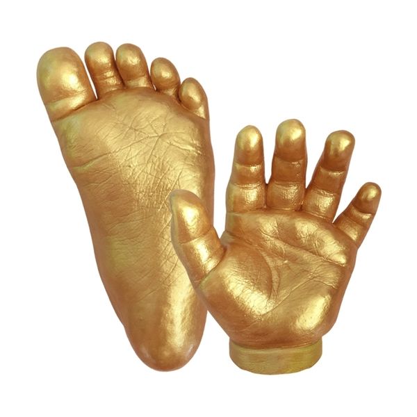Novelty Plaster Handprint Footprint Baby Mould Party Supplies Home Diy Gift Decoracion Hand Footprint Makers Baby Souvenirs Lj201105