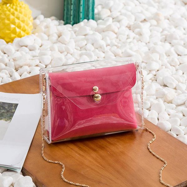 женщины моды малый свежее женский мешок pvc прозрачный jelly mini crossbody плеча цепи сумка 2 шт комплект
женщины моды малый свежее женский мешок pvc прозрачный jelly mini crossbody плеча цепи сумка 2 шт комплект