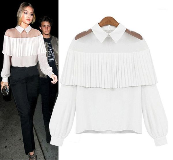 2019 fashion casual chiffon patchwork shirts women spring&fall tee long sleeve shirt loose shirt black&white
2019 fashion casual chiffon patchwork shirts women spring&fall tee long sleeve shirt loose shirt black&white