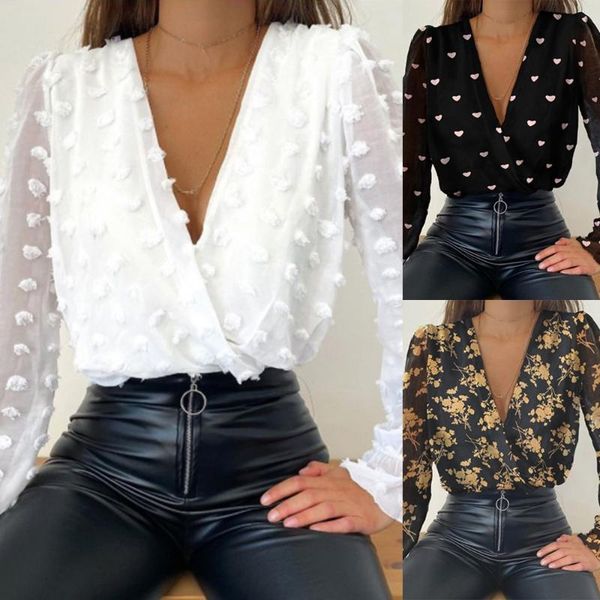 women deep v neck white jacquard fashion shirt female long sleeve chic shirt polka dot solid color mesh blouses
women deep v neck white jacquard fashion shirt female long sleeve chic shirt polka dot solid color mesh blouses