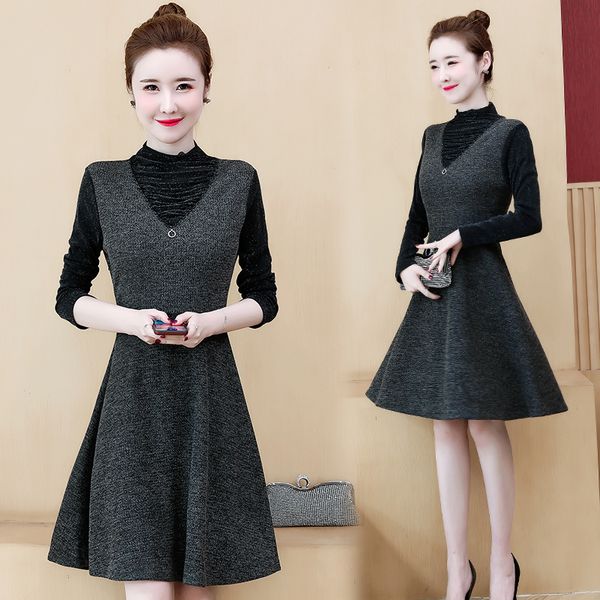 womens plus size shreds dress 2021 autumn long sleeves ladies work dressed 1d25, Black;gray
womens plus size shreds dress 2021 autumn long sleeves ladies work dressed 1d25, Black;gray