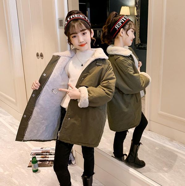 jackets girls' middle and large children's leisure cotton padded jacket warm lambs hair embroidered clothes, Blue;gray
jackets girls' middle and large children's leisure cotton padded jacket warm lambs hair embroidered clothes, Blue;gray