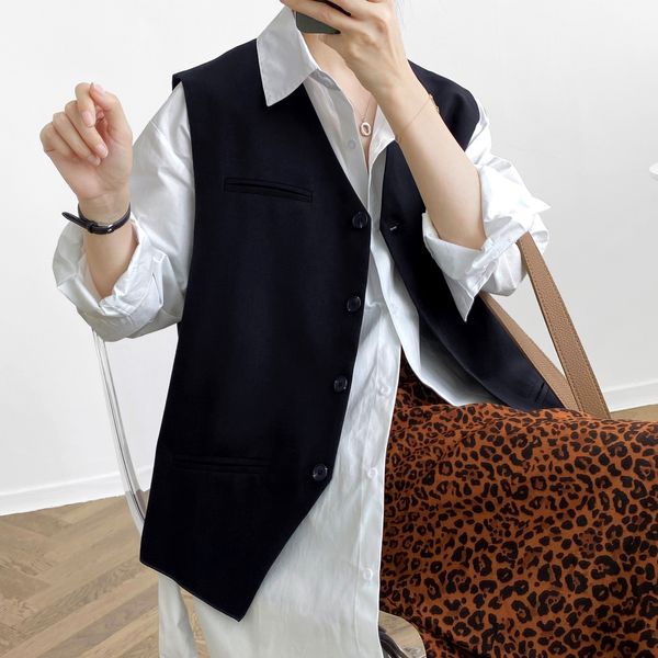 0ufly new 2020 autumn zhicongxi korean blazer sleeveless coat vest coat casual shoulder vest loose solid 585 piiwj, White;black
0ufly new 2020 autumn zhicongxi korean blazer sleeveless coat vest coat casual shoulder vest loose solid 585 piiwj, White;black