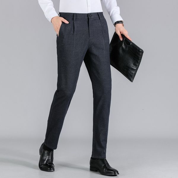 autumn and heavy style suede casual plush winter business wool straight men's elastic pants, Black
autumn and heavy style suede casual plush winter business wool straight men's elastic pants, Black