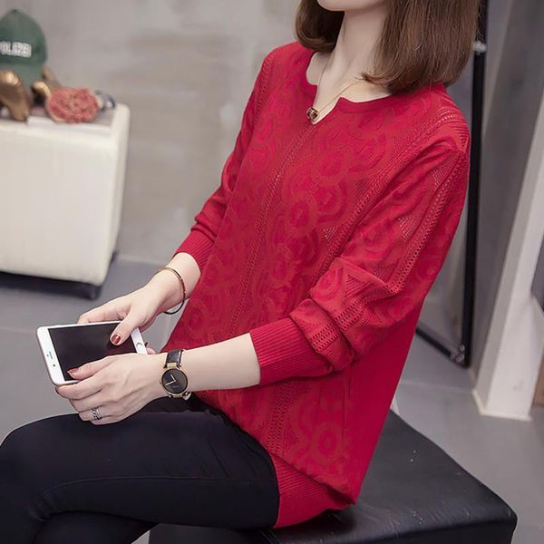 plus size hollow out knitted pullovers and sweaters women 2021 novelty v neck long sleeve loose oversize knitwear jumpers, White;black
plus size hollow out knitted pullovers and sweaters women 2021 novelty v neck long sleeve loose oversize knitwear jumpers, White;black