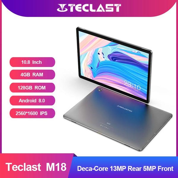 teclast m18 tablet 10,8 дюймов 4gb 128gb дека-core 2560 * 1600 ips экран android8.0 pc notebook 13 мпикс задний 5mp front 4g сети вызова
teclast m18 tablet 10,8 дюймов 4gb 128gb дека-core 2560 * 1600 ips экран android8.0 pc notebook 13 мпикс задний 5mp front 4g сети вызова