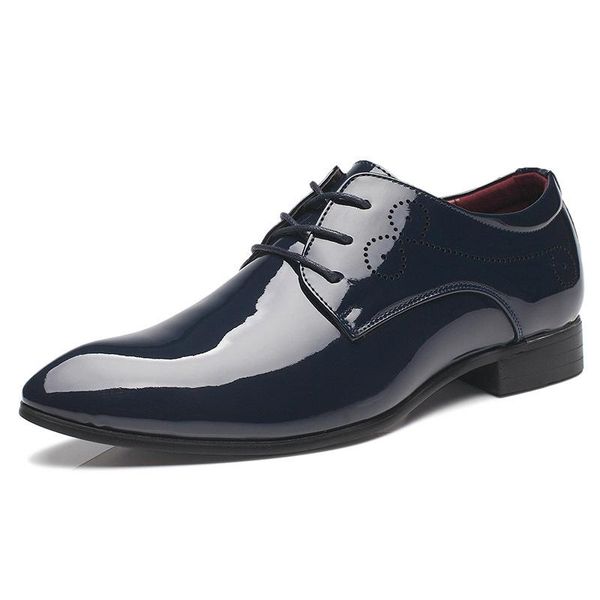 classic men dress shoes patent leather italian designer gentleman business formal oxford shoes plus size:39-46, Black
classic men dress shoes patent leather italian designer gentleman business formal oxford shoes plus size:39-46, Black