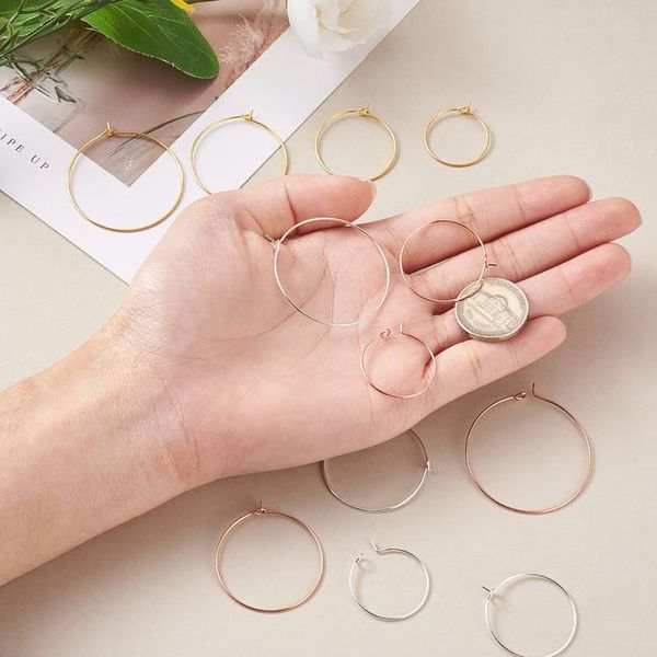 240pcs/box brass wine glass charm rings hoop earrings findings mixed color, 20 gauge, 20~35x0.8mm 240pcs/b jllesz, Black;white
240pcs/box brass wine glass charm rings hoop earrings findings mixed color, 20 gauge, 20~35x0.8mm 240pcs/b jllesz, Black;white