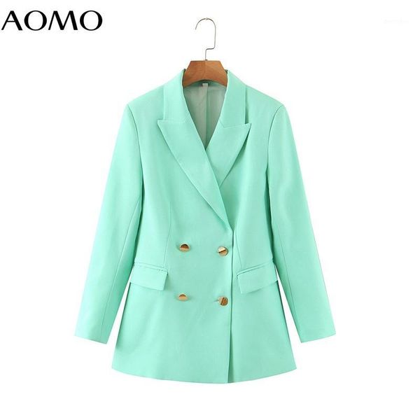 women's suits & blazers aomo 2021 women green blazer female long sleeve elegant jacket ladies work wear formal sl515a1, White;black
women's suits & blazers aomo 2021 women green blazer female long sleeve elegant jacket ladies work wear formal sl515a1, White;black