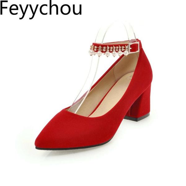 women's pumps shoes high heels new fashion pointed toe pearl buckle flock 2021 spring autumn party wedding shoes black red
women's pumps shoes high heels new fashion pointed toe pearl buckle flock 2021 spring autumn party wedding shoes black red