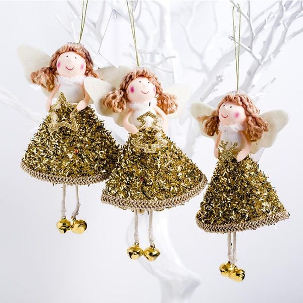 christmas decorations angel doll with bells pendants decorative hanging ornaments tree weihnachten decor1
christmas decorations angel doll with bells pendants decorative hanging ornaments tree weihnachten decor1
