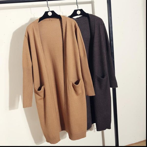 simple slim v neck long cardigan women for autumn 2021 thick black knitted sweater women spring jumpers ladies fall cardigans, White;black
simple slim v neck long cardigan women for autumn 2021 thick black knitted sweater women spring jumpers ladies fall cardigans, White;black