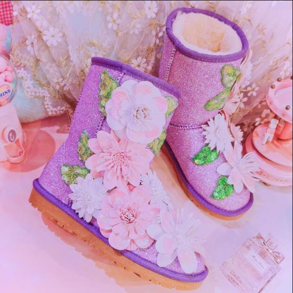 2020 beauty sweet female three-dimensional macaronis sequins purple tube flat shoes cotton women's snowshoes rlv6, Black
2020 beauty sweet female three-dimensional macaronis sequins purple tube flat shoes cotton women's snowshoes rlv6, Black
