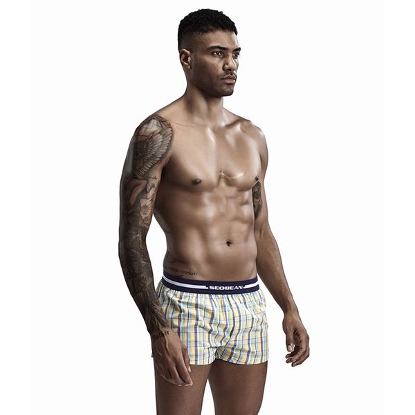 3pieces/lot mens boxers shorts cotton loose mens panties plaid boxer shorts arrow pants at home underwear men sleep wear, Black;white
3pieces/lot mens boxers shorts cotton loose mens panties plaid boxer shorts arrow pants at home underwear men sleep wear, Black;white