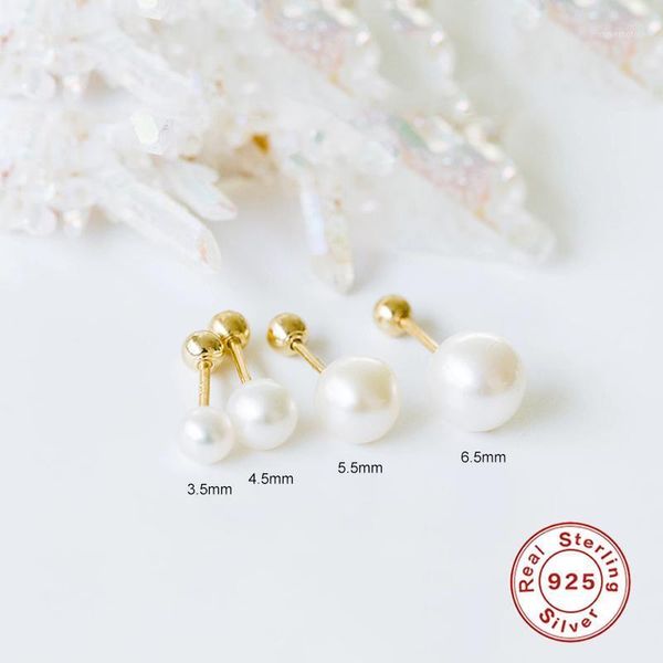 canner light luxury 925 sterling silver stud earrings minimalist for women 3.5mm pearl thread piercing bone nails fine jewelry1, Golden;silver
canner light luxury 925 sterling silver stud earrings minimalist for women 3.5mm pearl thread piercing bone nails fine jewelry1, Golden;silver