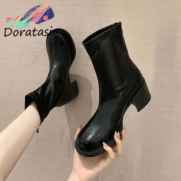 doratasia ins women black white platform zipper ankle shoes chunky stylish spring autumn boots women boots
doratasia ins women black white platform zipper ankle shoes chunky stylish spring autumn boots women boots