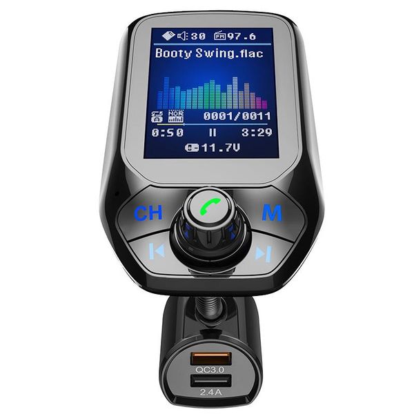 car mp3 color large screen 1.8 inch u disk music player bluetooth receiver fm transmitter qc3.0 fast charge car charger
car mp3 color large screen 1.8 inch u disk music player bluetooth receiver fm transmitter qc3.0 fast charge car charger