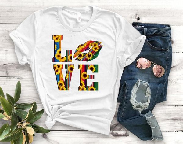 love sunflower print women tshirt cotton casual funny t shirt gift for lady yong girl tee pm 103, White
love sunflower print women tshirt cotton casual funny t shirt gift for lady yong girl tee pm 103, White