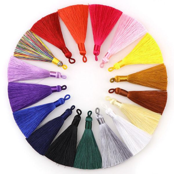 8cm long colorful 5pcs satin silk tassel brush for earring charm pendant cottontassels diy jewelry making findings h wmtcbr
8cm long colorful 5pcs satin silk tassel brush for earring charm pendant cottontassels diy jewelry making findings h wmtcbr