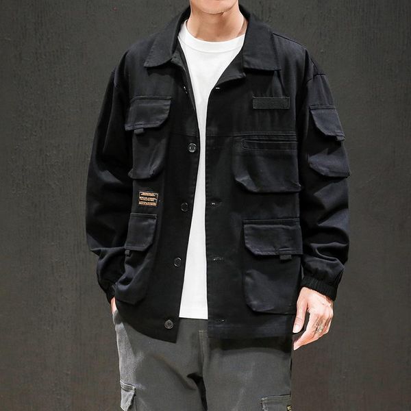 men's jackets winter jacket men lapel loose fit style clothes pocket casual thick cotton outdoor male coats work outerwear, Black;brown
men's jackets winter jacket men lapel loose fit style clothes pocket casual thick cotton outdoor male coats work outerwear, Black;brown