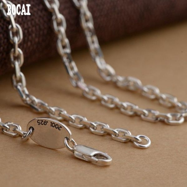 bocai real s925 sterling silver necklace 2020 new fashion thai silver necklace for men and women antique style
bocai real s925 sterling silver necklace 2020 new fashion thai silver necklace for men and women antique style
