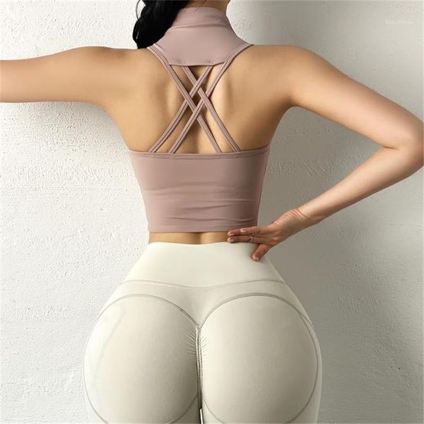 gym clothing women vest tape sports bra back hollow female fitness shockproof running yoga tank with chest pad1, White;black
gym clothing women vest tape sports bra back hollow female fitness shockproof running yoga tank with chest pad1, White;black