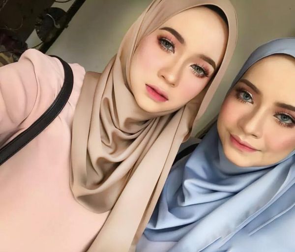 scarves 10pc smooth shiny bubble satin scarf shawls plain solider colors thicken hijab muslim scarves/scarf 19 for choose, Blue;gray
scarves 10pc smooth shiny bubble satin scarf shawls plain solider colors thicken hijab muslim scarves/scarf 19 for choose, Blue;gray