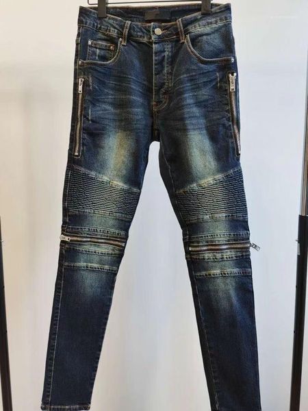 men's jeans k11609 fashion men's 2021 runway luxury european design party style clothing1, Blue
men's jeans k11609 fashion men's 2021 runway luxury european design party style clothing1, Blue